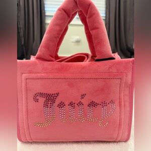 Juicy Couture Coral Plush Tote